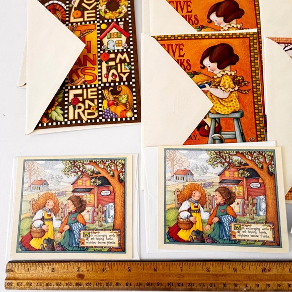 Mary Engelbreit Lot of Vintage Cards Thanksgiving Friendship Vintage - Picture 2 of 16